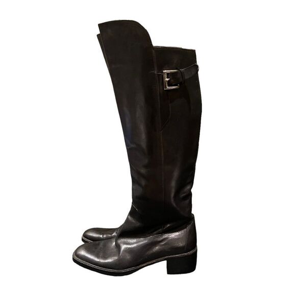Via Spiga black leather knee high boots. Size 7.5 - Picture 8 of 9